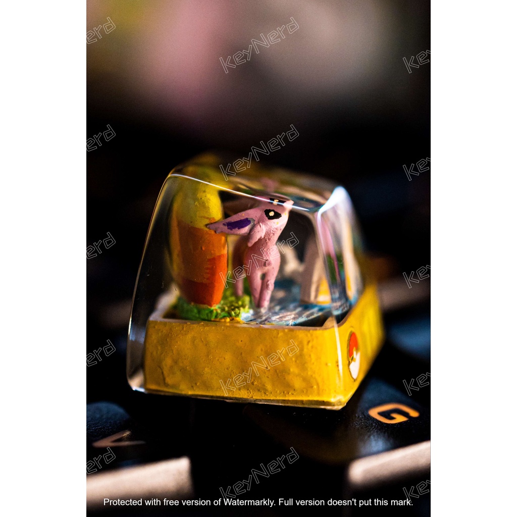 Keycap resin pokemon - nút bàn phím cơ - artisan