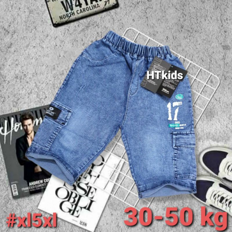 Quần Bò Bé Trai Size Đại 40-50kg Vải Co Giãn ơn