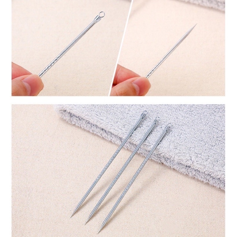 Cây Lấy Mụn 2 đầu - Que Nặn Mụn Dài 12cm