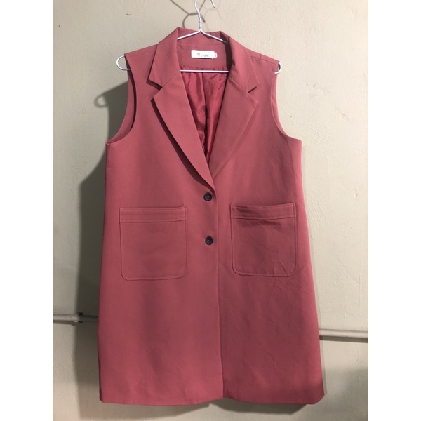 khoác gile dáng dài