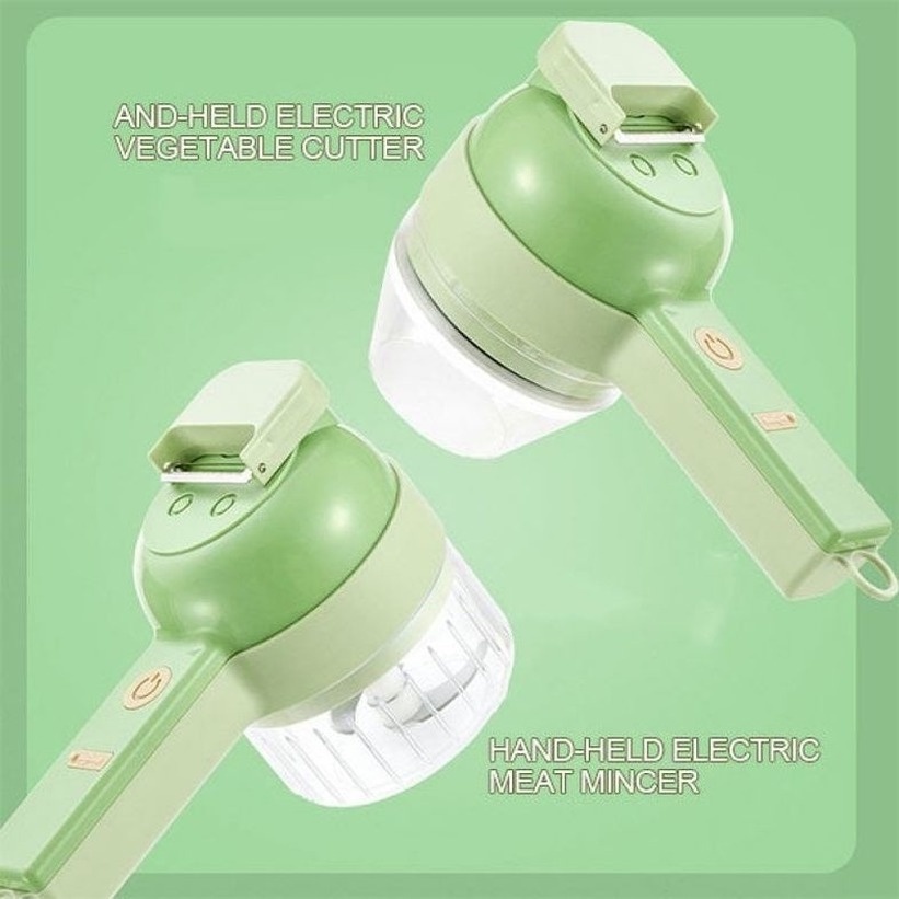 Máy Xay Mini , Máy Xay Cầm Tay Sạc Pin Máy Thái Rau Củ, Xay Hành Tỏi Tiện Lợi Máy Xay Thái Tỏi Ớt