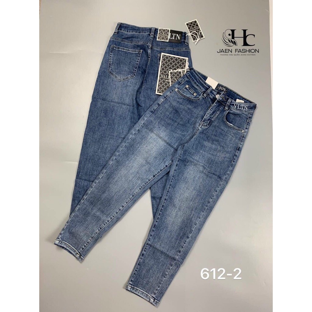 Quần baggy jean nữ cao cấp vải denim co dãn nhẹ wash màu chuẩn Phuongnamshop20 kvZ11