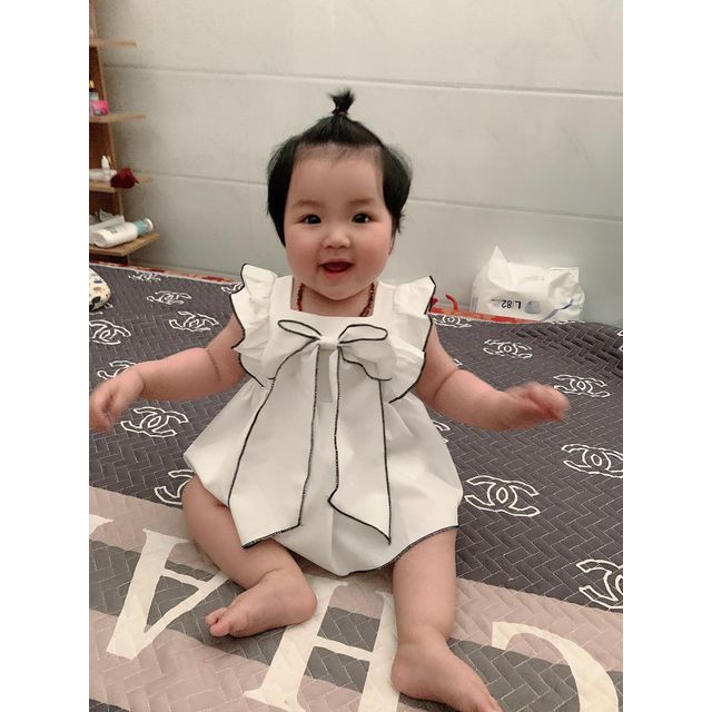 Sét Bộ Cho Bé Gái 🎯FREESHIP ️🎯 Hàng Thiết Kế Áo Nơ Chất Mát, Mềm Mịn💞
