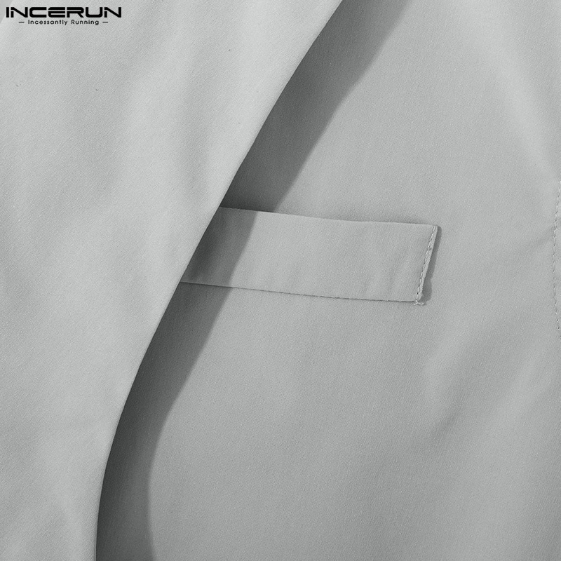 Áo khoác INCERUN không tay thiết kế độc đáo thời trang cho nam