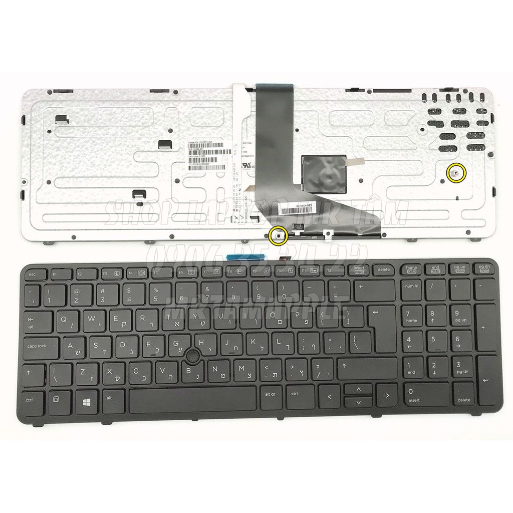 BÀN PHÍM LAPTOP HP ZBOOK 15 G1 dành cho Zbook 15 G1 G2, Zbook 17 G1 G2