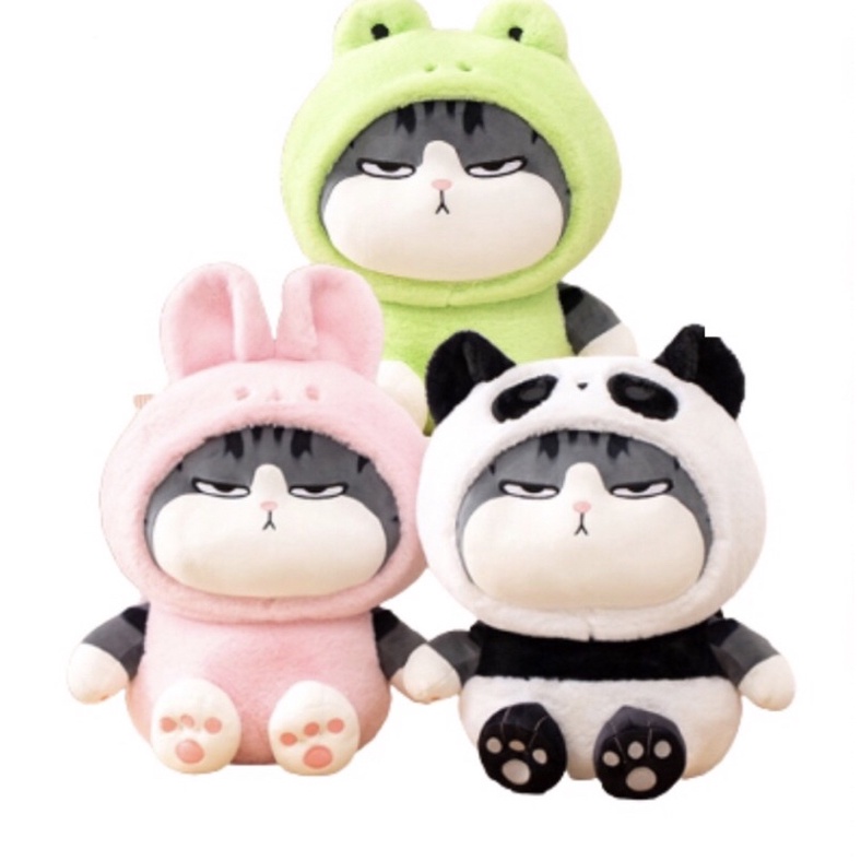 Đồ chơi gấu bông mèo hoàng thượng cosplay size 25cm