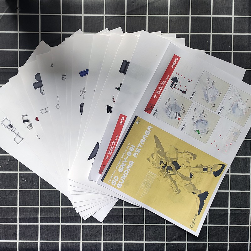 Diy Papercraft SD Gundam GNY-001ASTRAEA-Ver. Đồ Chơi Xếp Hình 3D Thủ Công Độc Đáo