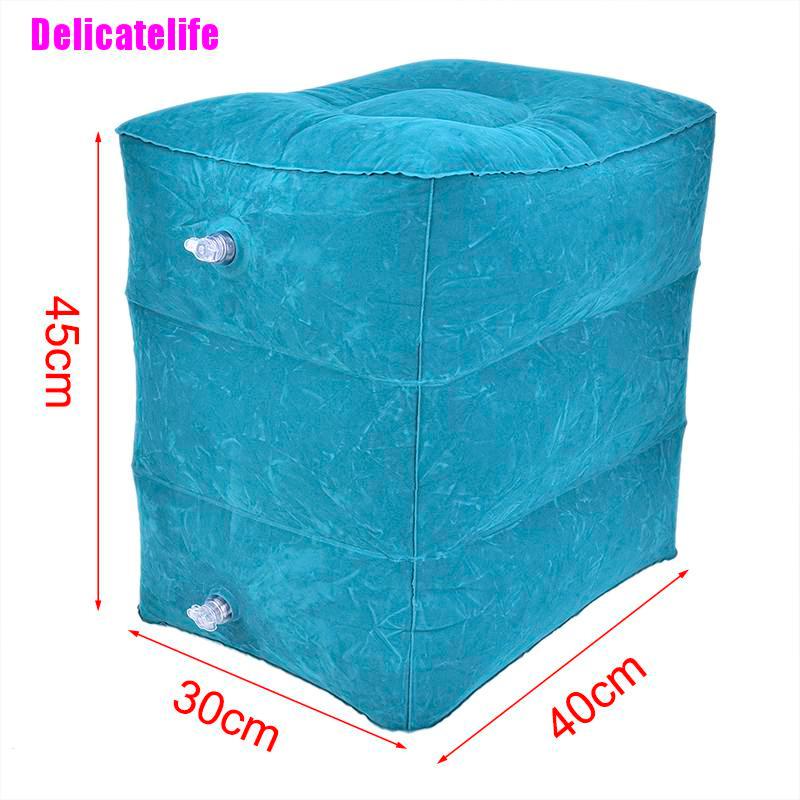 Đệm gác chân bơm hơi tiện lợi khi đi du lịch