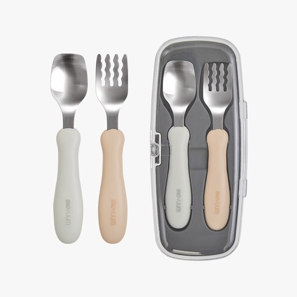 Bộ thìa dĩa ăn dặm cho bé Moyuum