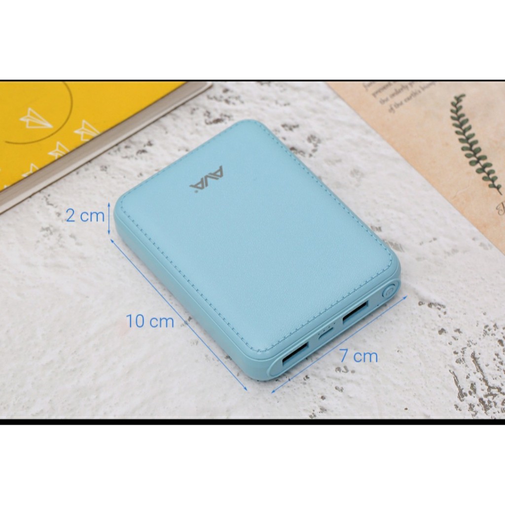 Sạc dự phòng 10.000mAh AVA DS003-WB Xanh 98%