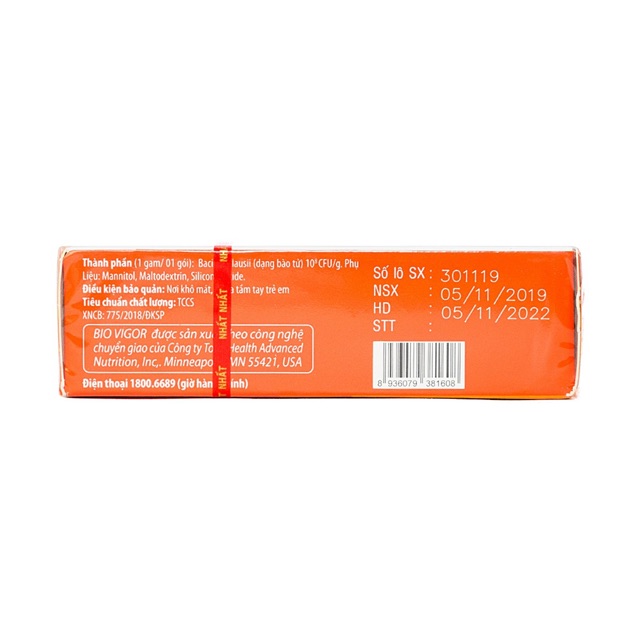 Men vi sinh Bio Vigor (Biovigor) - giúp cân bằng hệ vi sinh