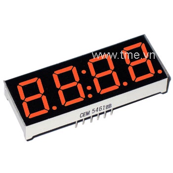 0.56" Anode 4 Digit 7-Segment display