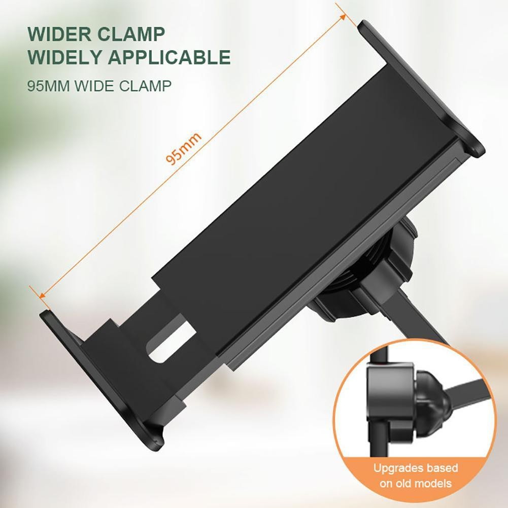 Giá đỡ điện thoại, kẹp điện thoại để bàn xoay 360 độ, có điều chỉnh độ cao tùy thích.