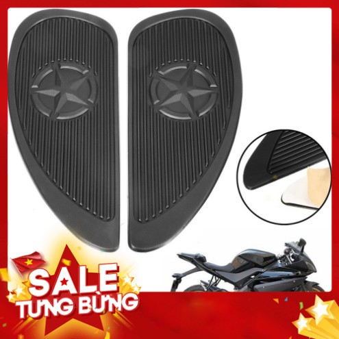 🚚[ FREE SHIP] MIẾNG CAO SU TRANG TRÍ BÌNH XĂNG 💎Miếng ốp dán bình xăng chống trơn trượt