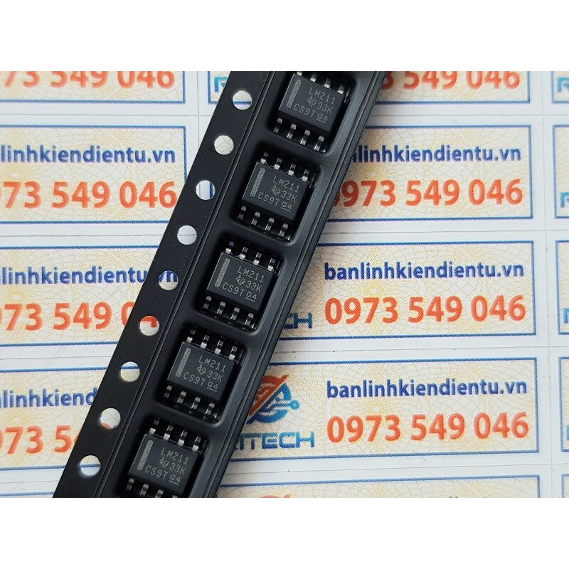 [Combo 10 chiếc] LM211 LM211DR IC khuếch đại thuật toán SOP-8