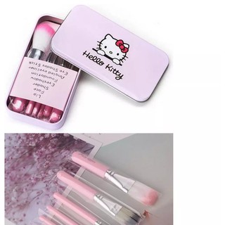 BỘ CỌ TRANG ĐIỂM 7 MÓN HELLO KITTY SIÊU KUTE