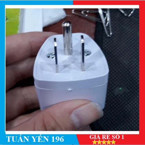 Phích Cắm Chuyển 2 Chân Dẹp 1 Chân Tròn