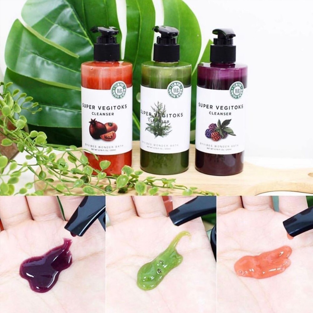 Sữa Rửa Mặt Rau Củ Thải Độc Super Vegitoks Cleanser Wonder Bath 300ml | BigBuy360 - bigbuy360.vn