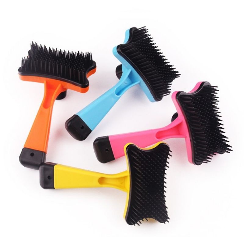 [Mã PET50K giảm Giảm 10% - Tối đa 50K đơn từ 250K] Lược Chải Lông Chó - Mèo - Thỏ - Bọ Có Nút Bấm Đẩy Lông