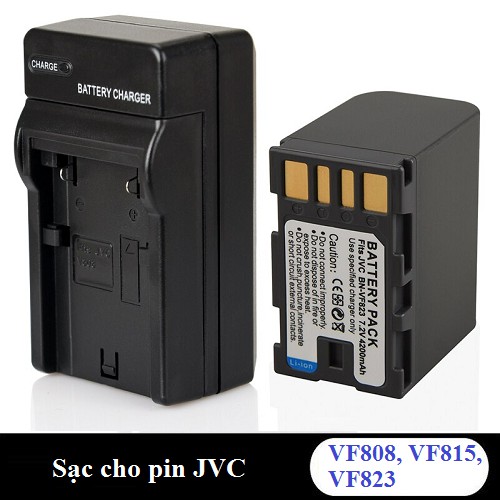 Sạc V808 for Pin JVC BN-VF808, VF815, VF823