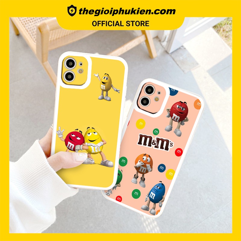 Ốp iphone - Ốp lưng iphone cạnh vuông bảo vệ camera Kẹo cute dành cho ip 6 đến 14promax - ng306