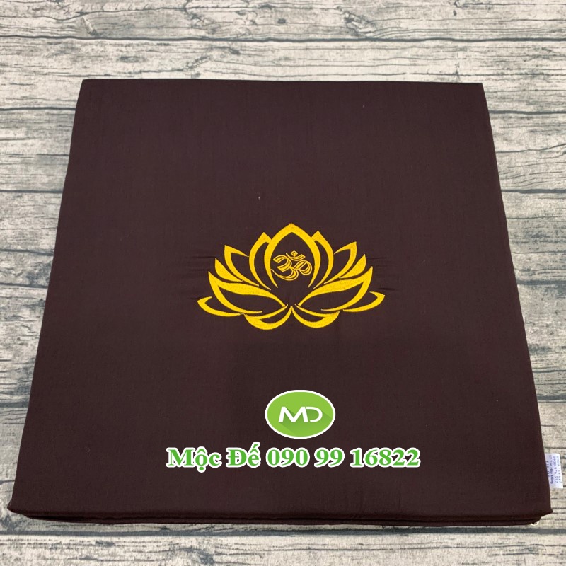 Tọa Cụ MANDALA Vuông 50x50x5cm Phật Giáo Và Yoga - Dùng Làm Đệm Ngồi Thiền Sang Trọng, Êm Ái, Thoải Mái,