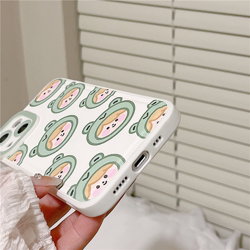 Ốp lưngiphone Ốp Lưng Họa Tiết Trái Vải Cho Iphone 7/7plus/8/8plus/x/xs/11/14pro/13/pro/max/plus/promax Dinuo case