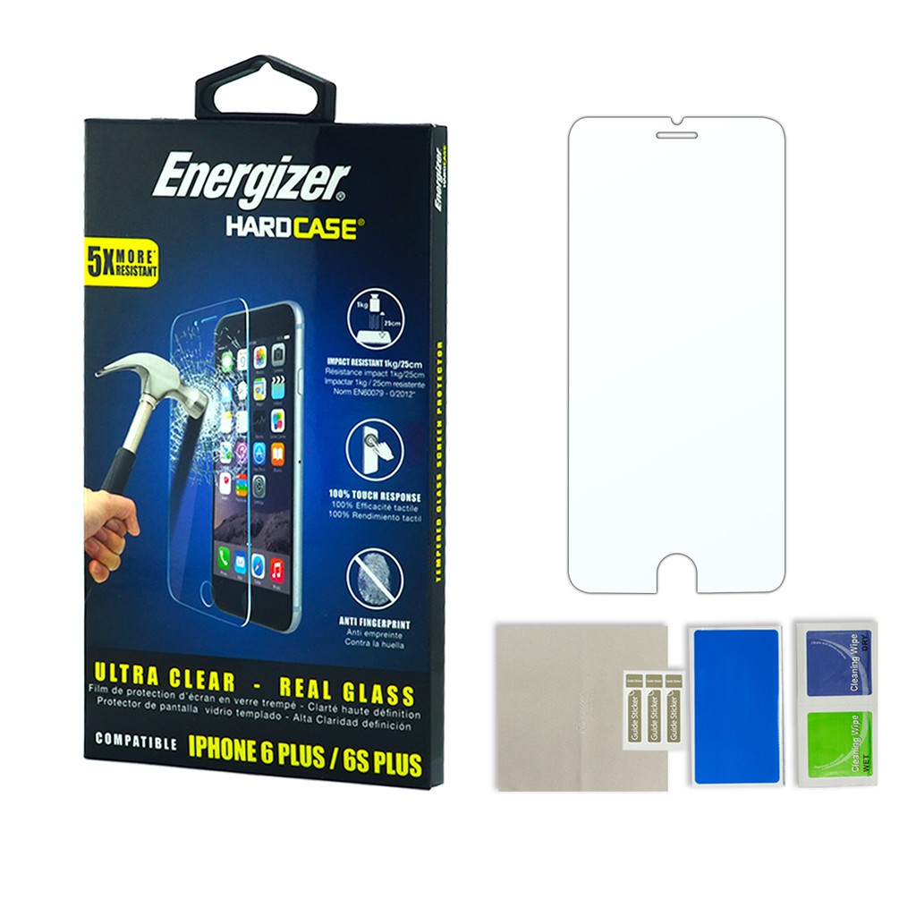 Miếng dán màn hình cường lực Energizer cho iPhone 6Plus HC - ENSPCOCLIP6SP