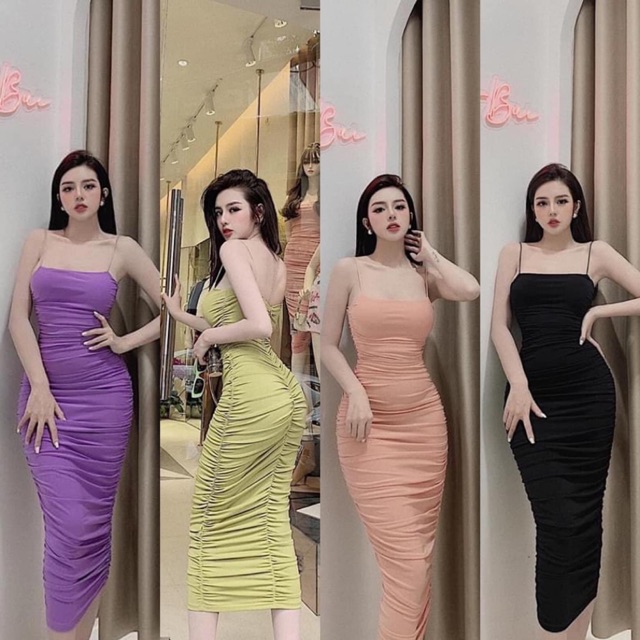 Body nhún 2 dây bún