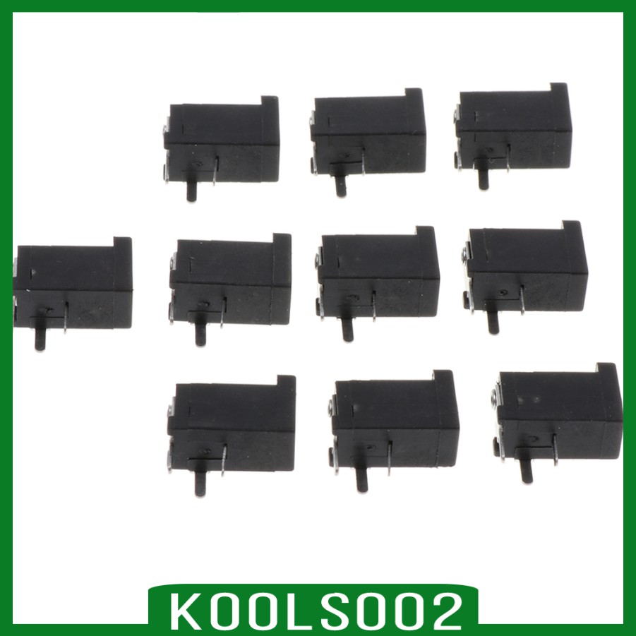 10pcs 3.5mmx1.35mm DC Power   Socket Female Panel Mount Connectors