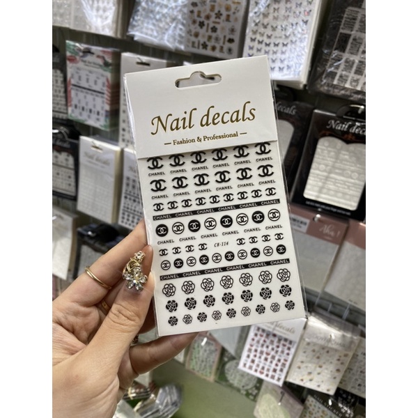 Sticker dán móng tay - phụ kiện nail mi