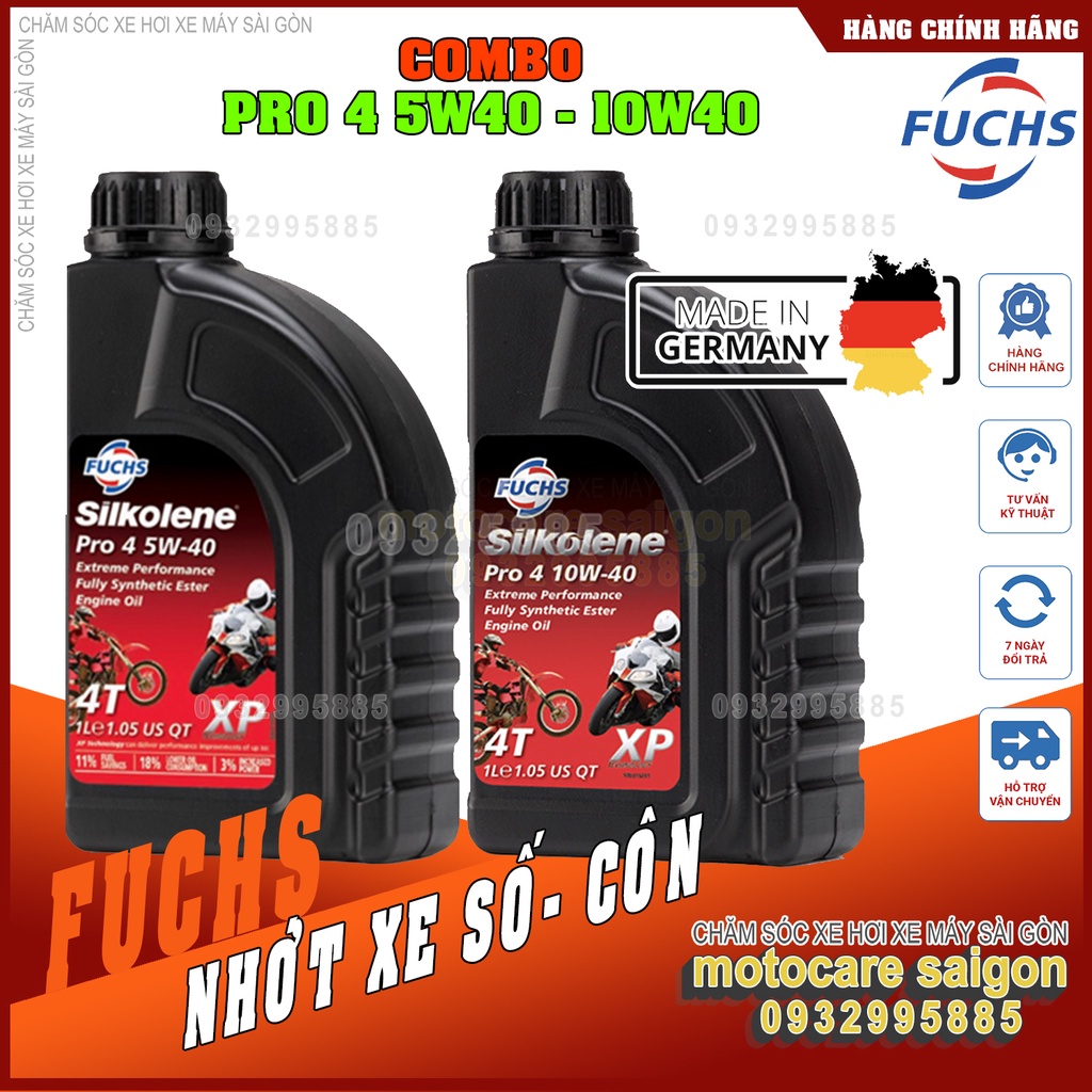 Nhớt Fuchs Sikolene Pro 4 XP 5W40 - 10W40