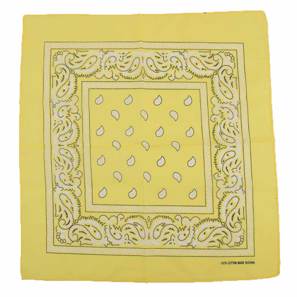 Khăn vuông in hoa bằng vải cotton
