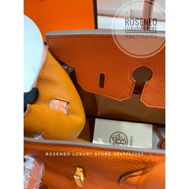 TÚI HERMES BIRKIN BẢN VVIP KHÂU TAY THỦ CÔNG‼️ fullbox , túi vải , card, bill