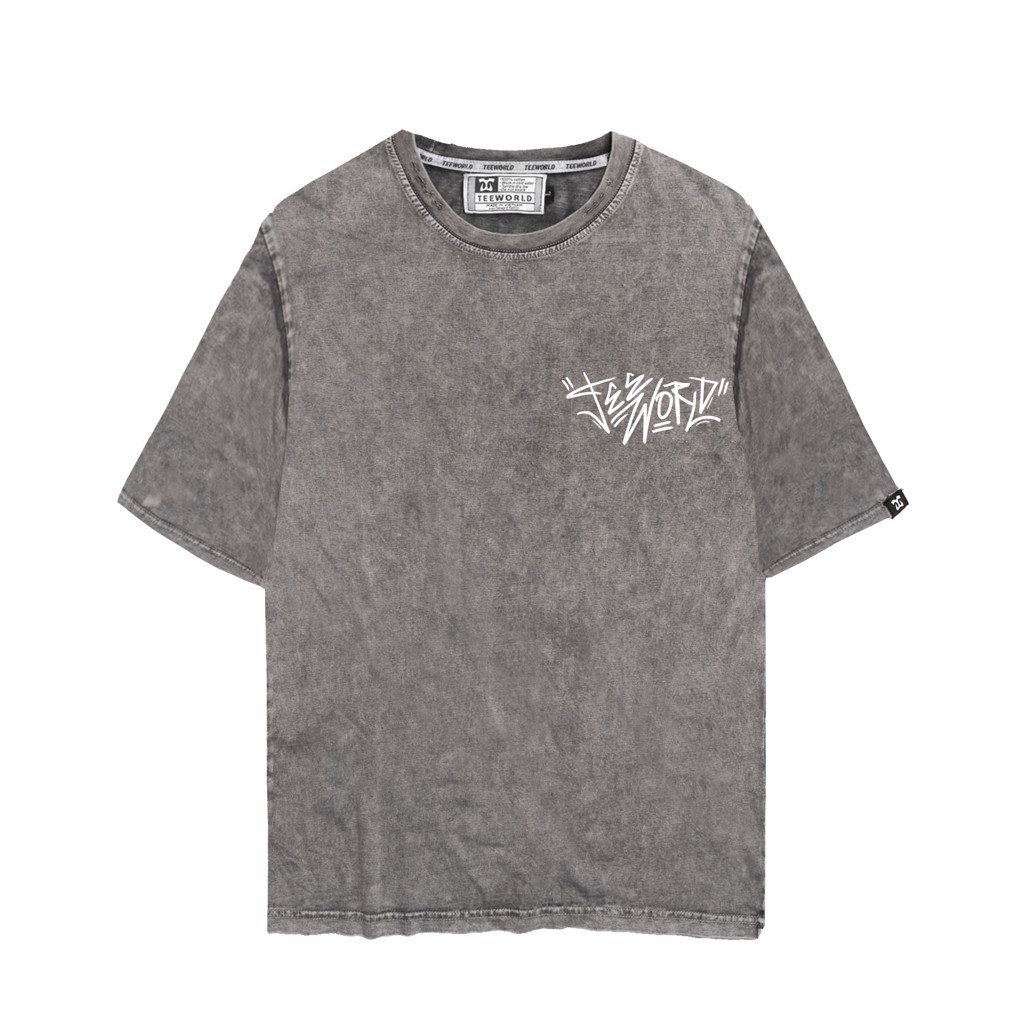 Áo thun Teeworld Graffity - Washed Tee T-Shirt Nam Nữ Form Rộng Unisex