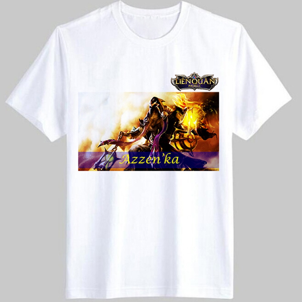 Áo Thun Game Thủ Thời Trang 24h in Hình Liên Quân Tướng Azzen'Ka