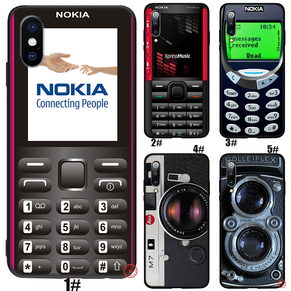 Ốp Điện Thoại Silicon Mềm Hình Máy Ảnh Nokia JI119 Cho Xiaomi Redmi Note 11 11s K50 12 Pro 10S CC9E