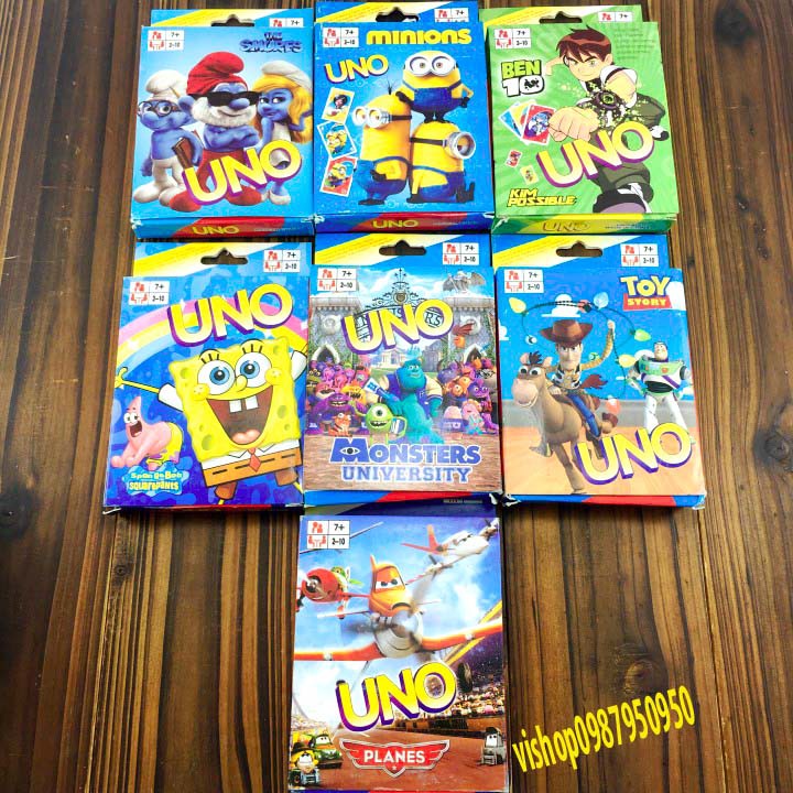 Bộ bài tây 54 lá tú lơ khơ anime manga tổng hợp Kimetsu Naruto Re zero Attack on titan Conan One Piece