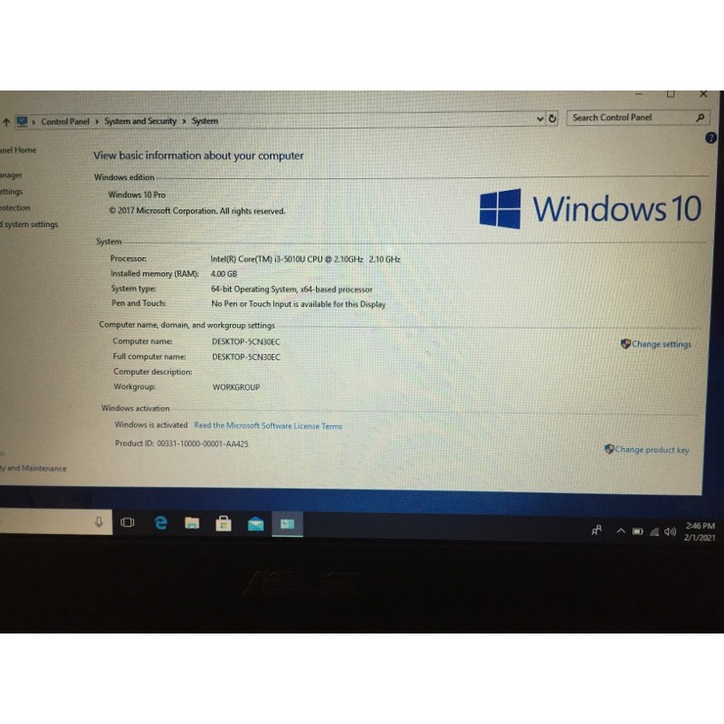 Laptop hoc online Asus X454L i3 5010u,ram4g,ssd256 | BigBuy360 - bigbuy360.vn