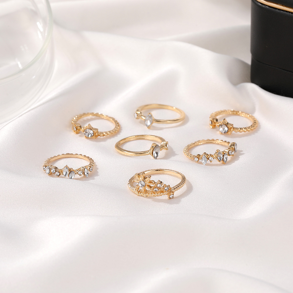 Fashion Ring set Retro Style Female Open Ring Index Finger Ring Gift Accessory