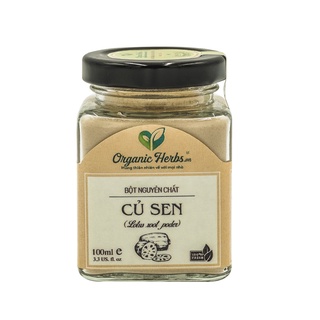 Bột Củ Sen Nguyên Chất 100% Organic Herbs (Lotus Root Powder)