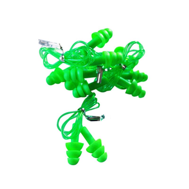 Set 5 Cặp Nút Bịt Tai Bằng Silicon Mềm Thoải Mái Chống Nước Chống Ồn Có Thể Tái Sử Dụng