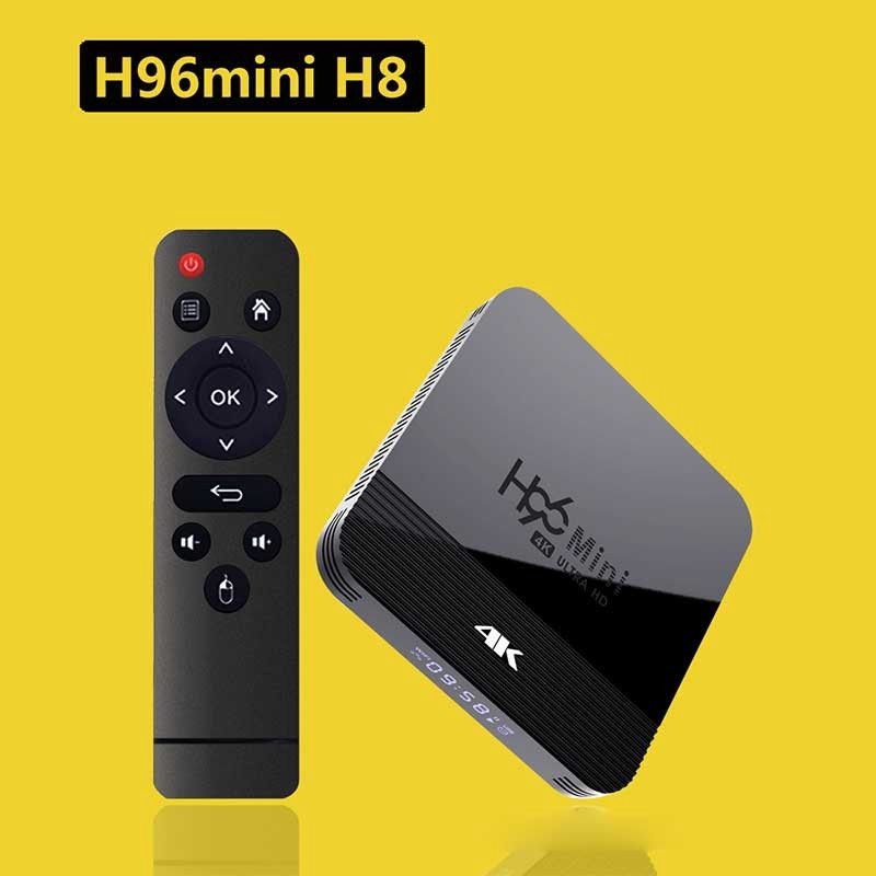 Tv Box H96 Mini H8 Rk3228a Android 9.0 Kết Nối Bluetooth Với 1gb Ram 8gb Rom - Eu Plug