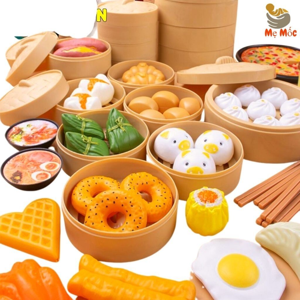 Đồ Chơi Nấu Ăn 88 Chi Tiết Cho Bé Thóa Sức Sáng Tạo, Tư Duy Thông Minh- Shop Mẹ Mốc ,NA88
