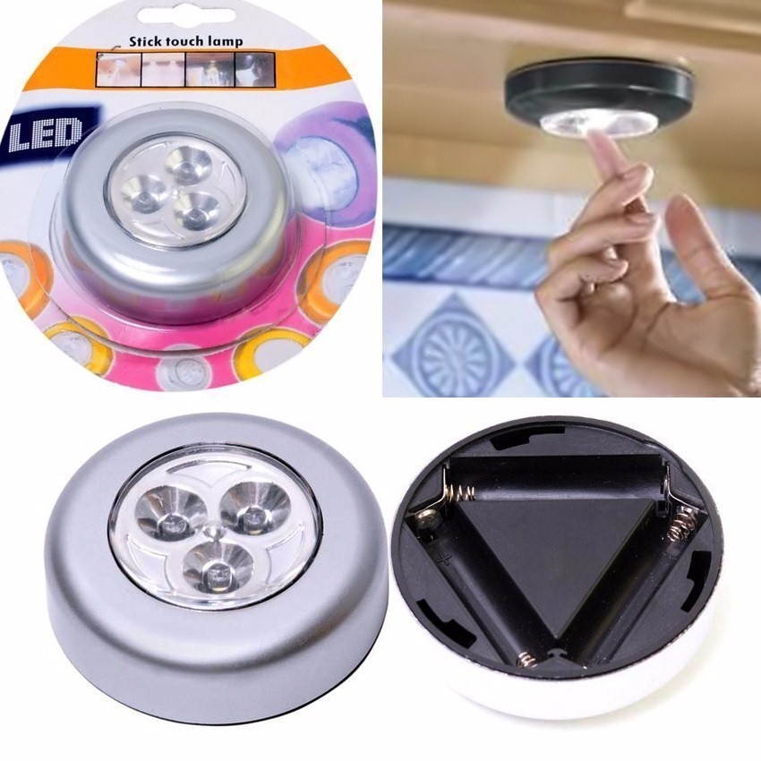 Đèn led dán tường 3 bóng siêu lấp lánh tiết kiệm điện happy_shop_92 Combo 2