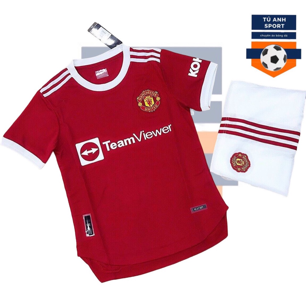 Bộ Quần Áo Bóng Đá M.U Đỏ  2022