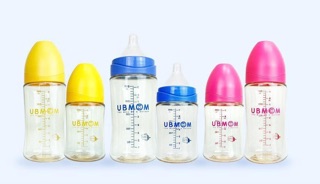 Bình sữa UBMOM PPSU cổ rộng 260ml