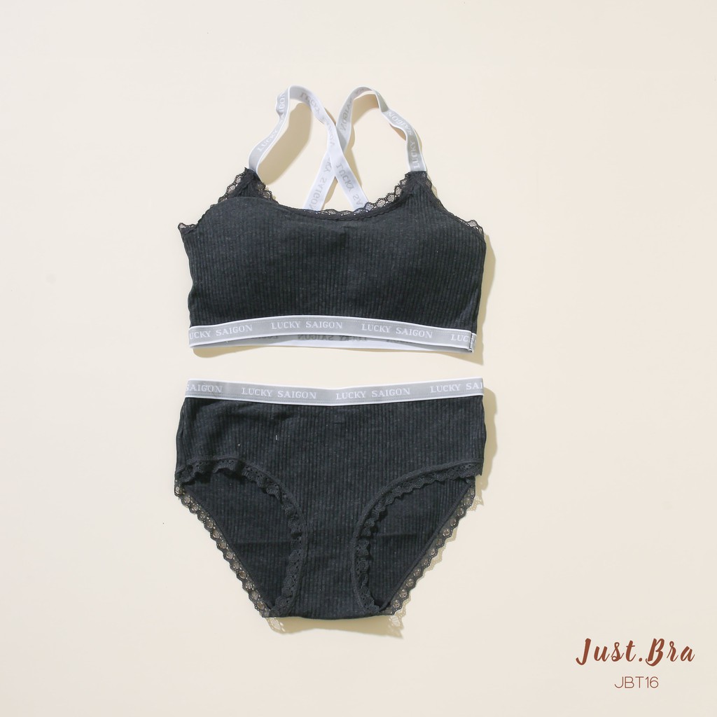 Set đồ tập Just Bra thun gân siêu mềm mại JBT16 | BigBuy360 - bigbuy360.vn