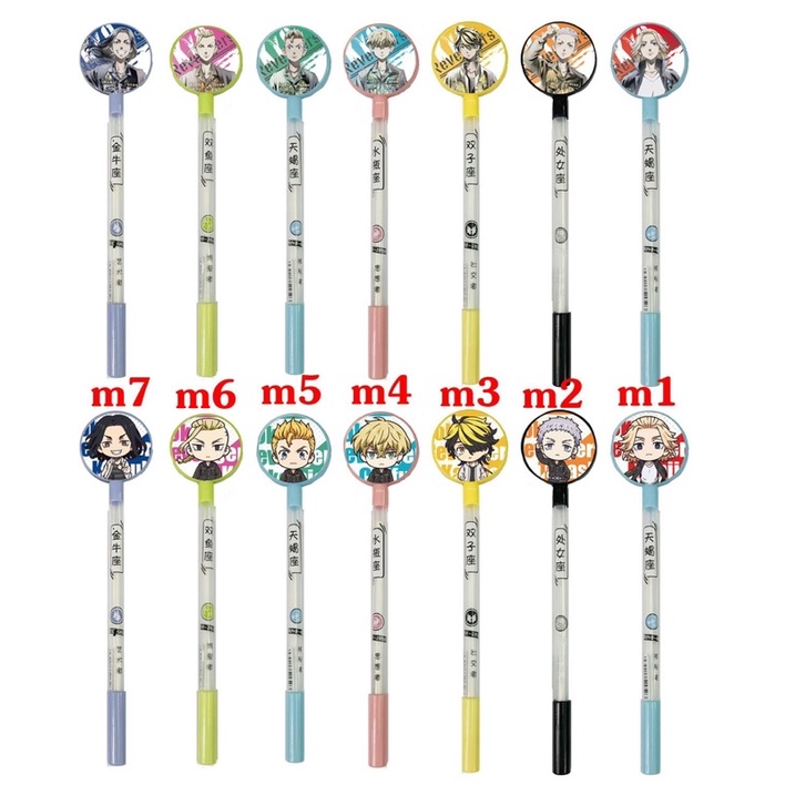 2 bút viết anime tokyo revengers mực nước/cây viết tokyo revengers