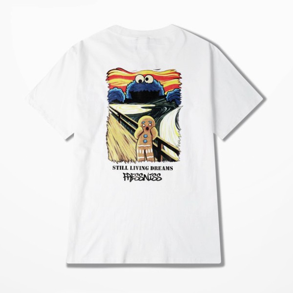 ÁO THUN, ÁO PHÔNG TAY LỠ UNISEX FORM RỘNG OVERSIZE NELLY ANIME M680 5tingSHOP
